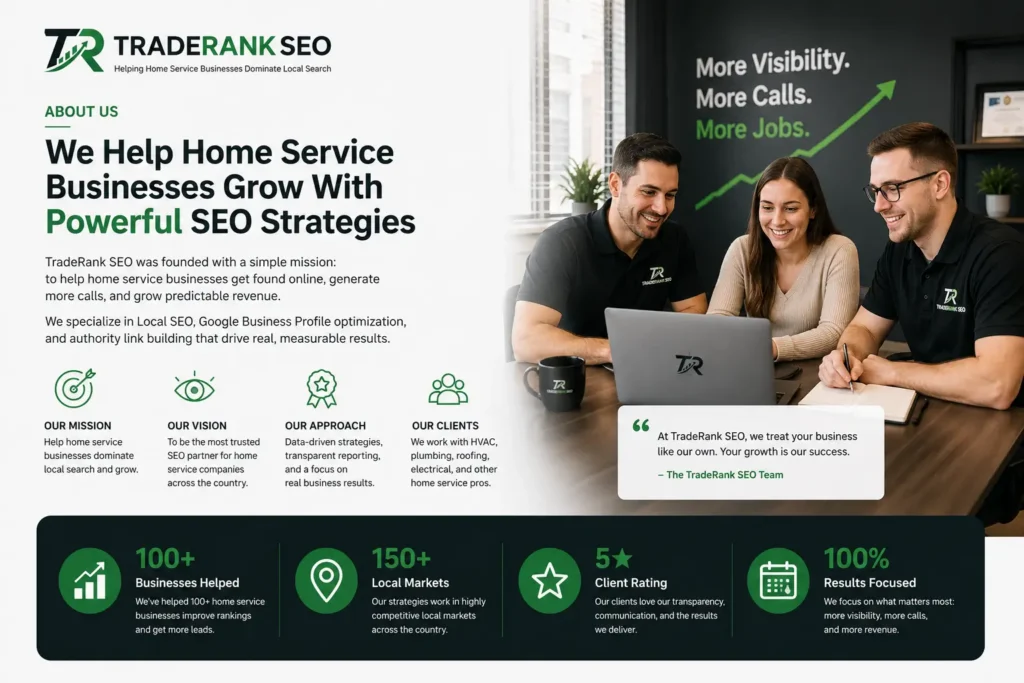About Us Page TradeRank SEO
