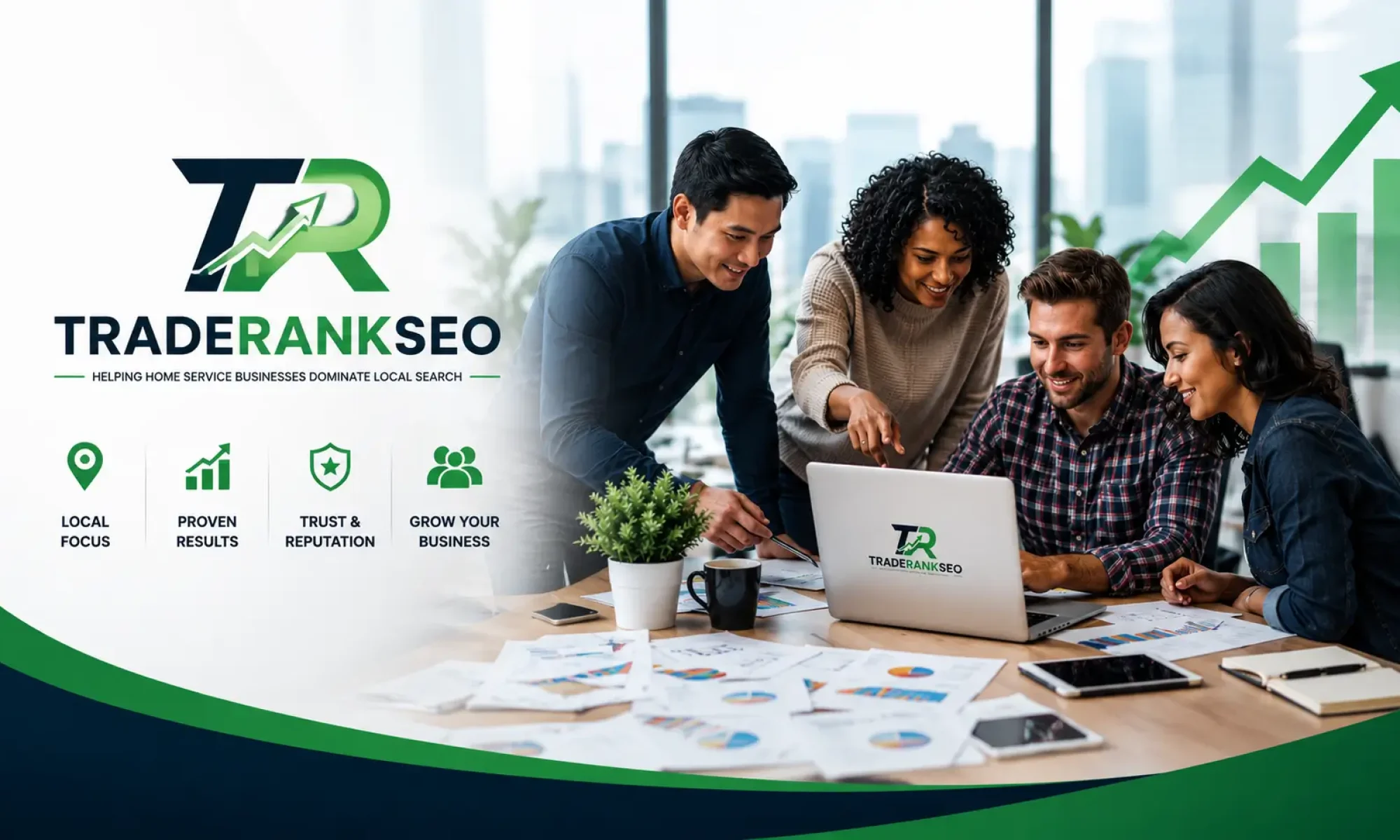 TradeRank SEO logo HPp